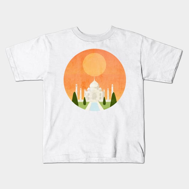 India Kids T-Shirt by KatherineBlowerDesigns